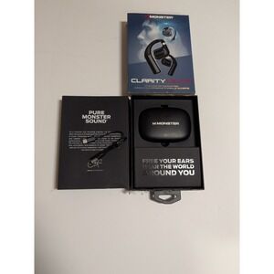 Monster Clarity Air 2.0 Wireless‎ Open Ear Air Conduction Earbuds Ear Hooks